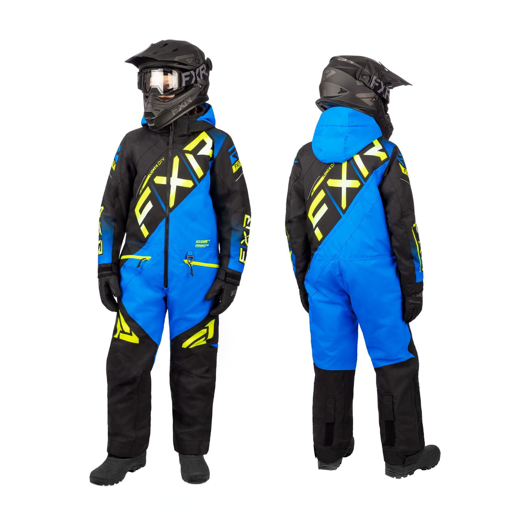 Комбинезон для снегохода (детский) FXR CX №6 blue-black (текстиль) (10Y)